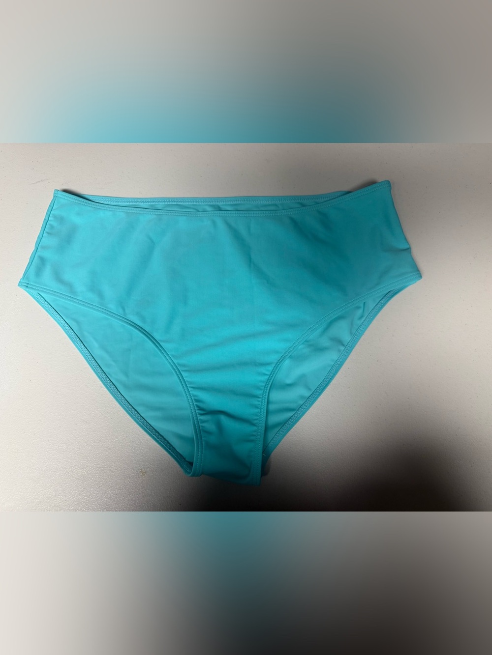 Aqua Floral Tankini Set - Turquoise & White - Picture 8 of 9